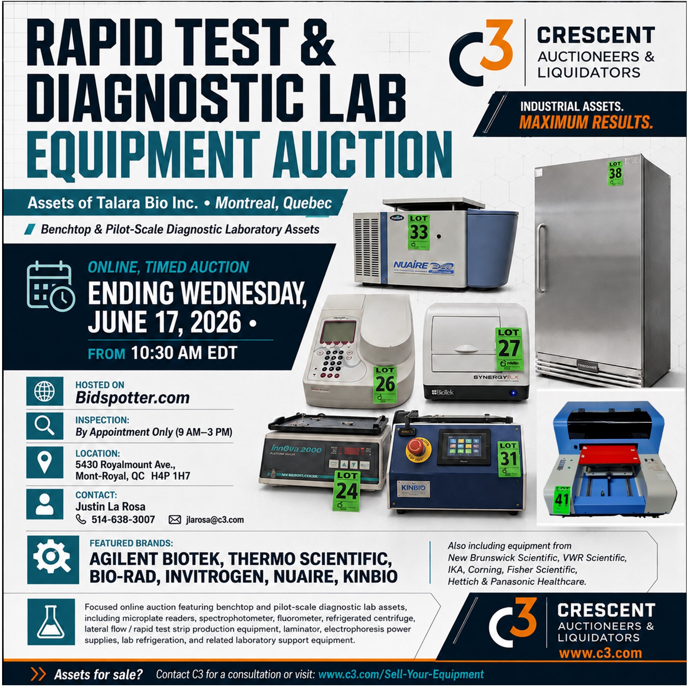 Mid-Day Squares auction ad