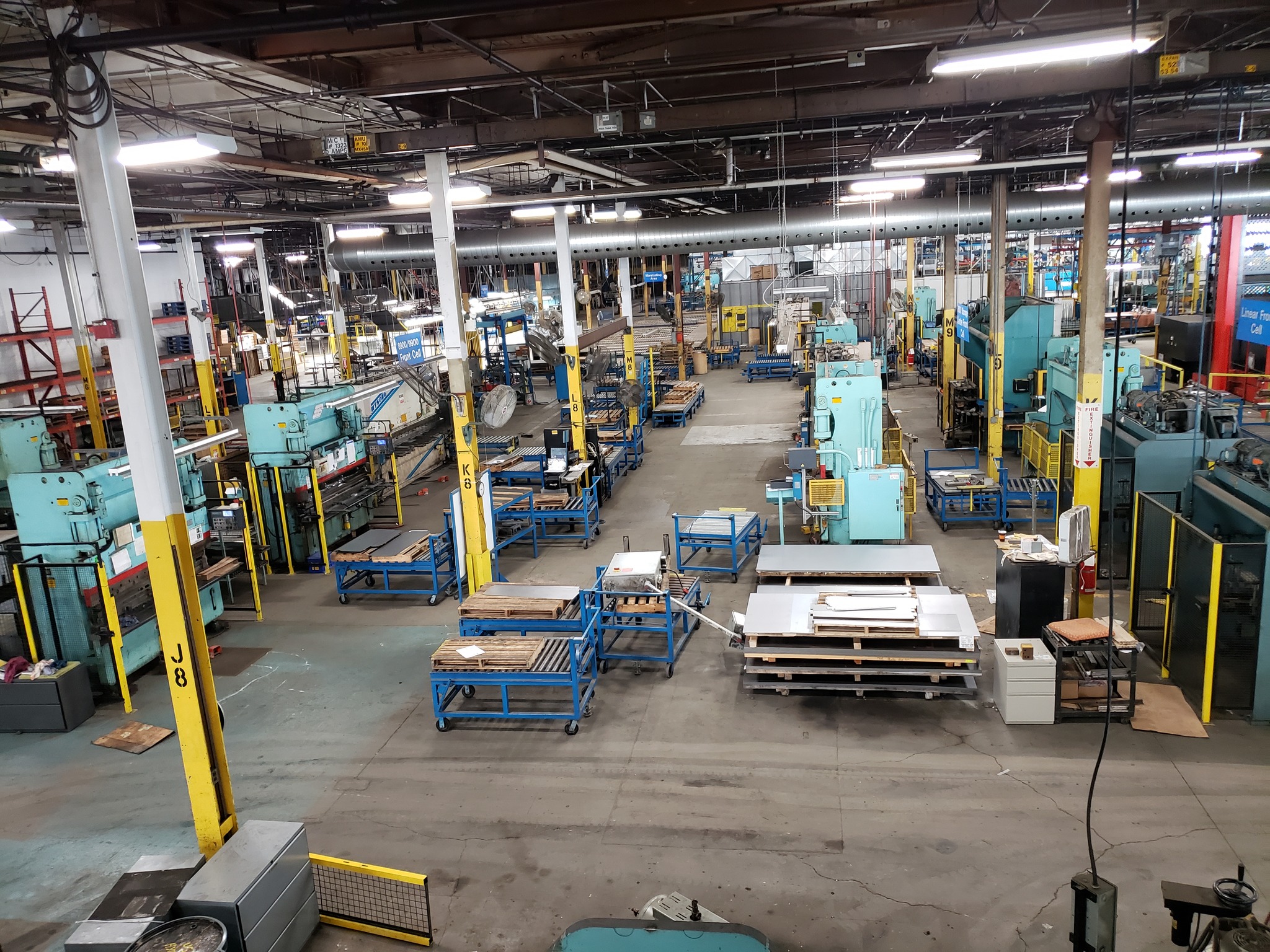 Machinery across the Inscape factory floor from a past C3 sale