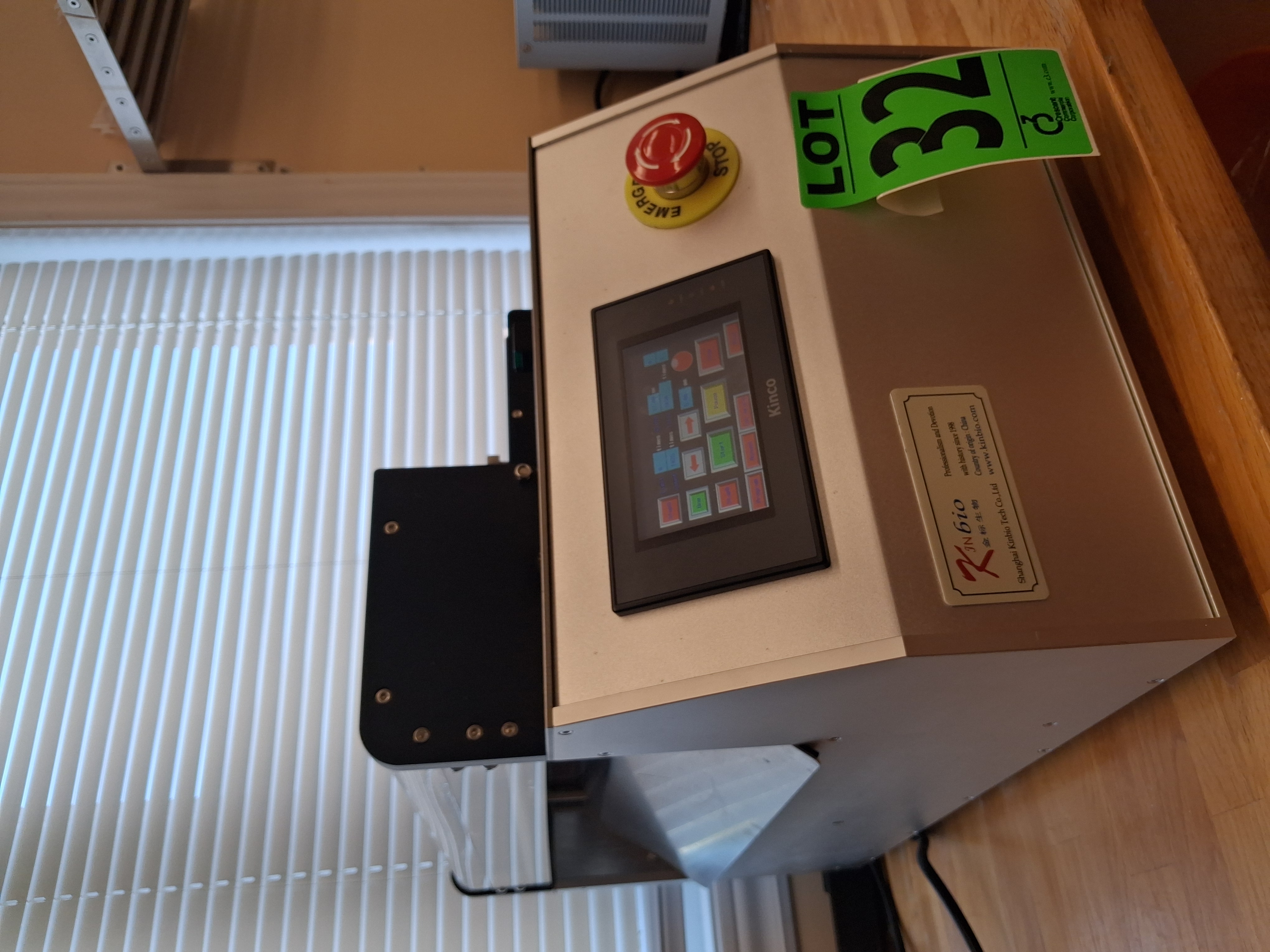 2018 KINBIO CTS300 programmable sheet cutter, lot 32
